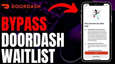 Doordash waitlist bypass - Can You Bypass the DoorDash Waitlist? There's no official way to bypass the waitlist, but you can try signing up to work in a different area in case the need for drivers is greater. Is There a Quick Way to Get Off the DoorDash Waitlist? Unfortunately, there's no quick way to get off the DoorDash waitlist; there's not even a way to see how ...